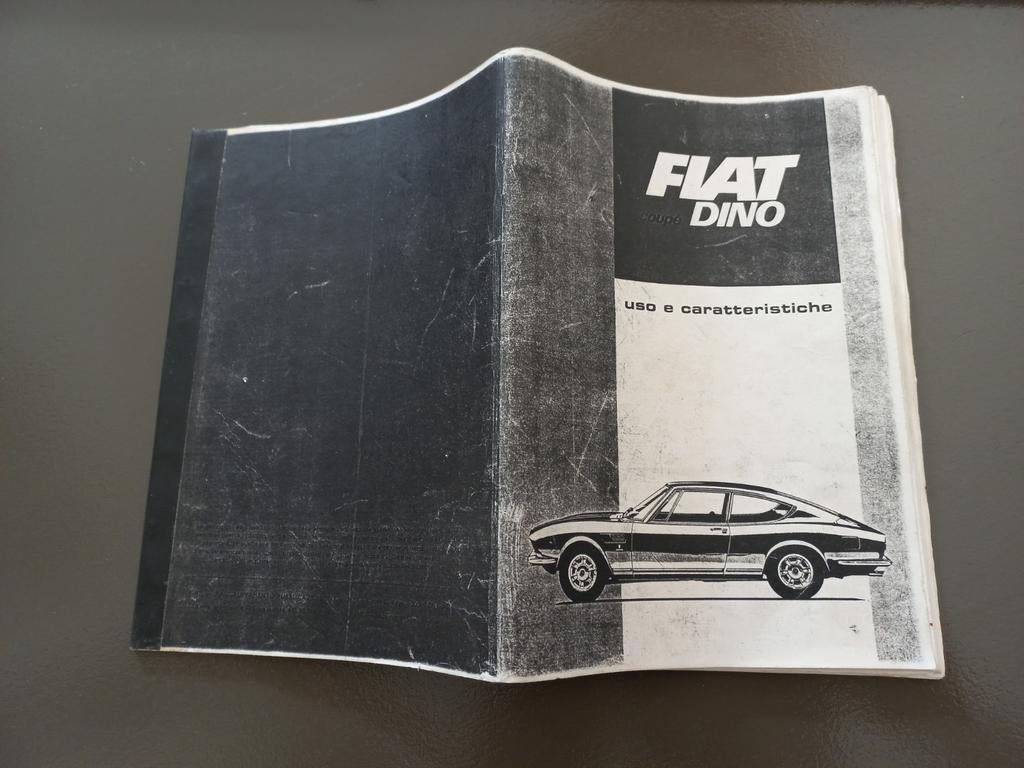 Fiat Dino Coupé handleiding, Italiaans, Ophalen of Verzenden, Gelezen, Overige merken