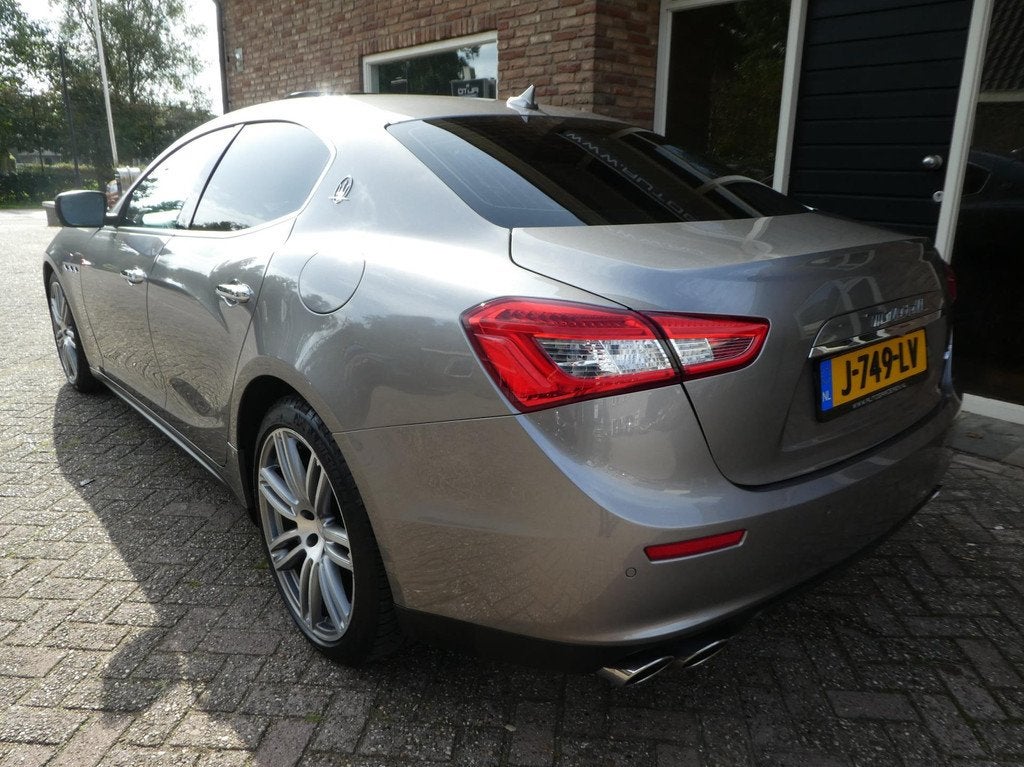 Maserati Ghibli 3.0 V6 D, Auto's, Euro 5, Achterwielaandrijving, Gebruikt, Zwart