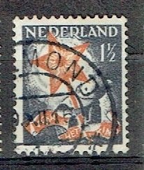 Nederland 1933 nr. 261 Kinderzegel Driekoningen DRIEMOND, Verzenden, Gestempeld, Overige thema's
