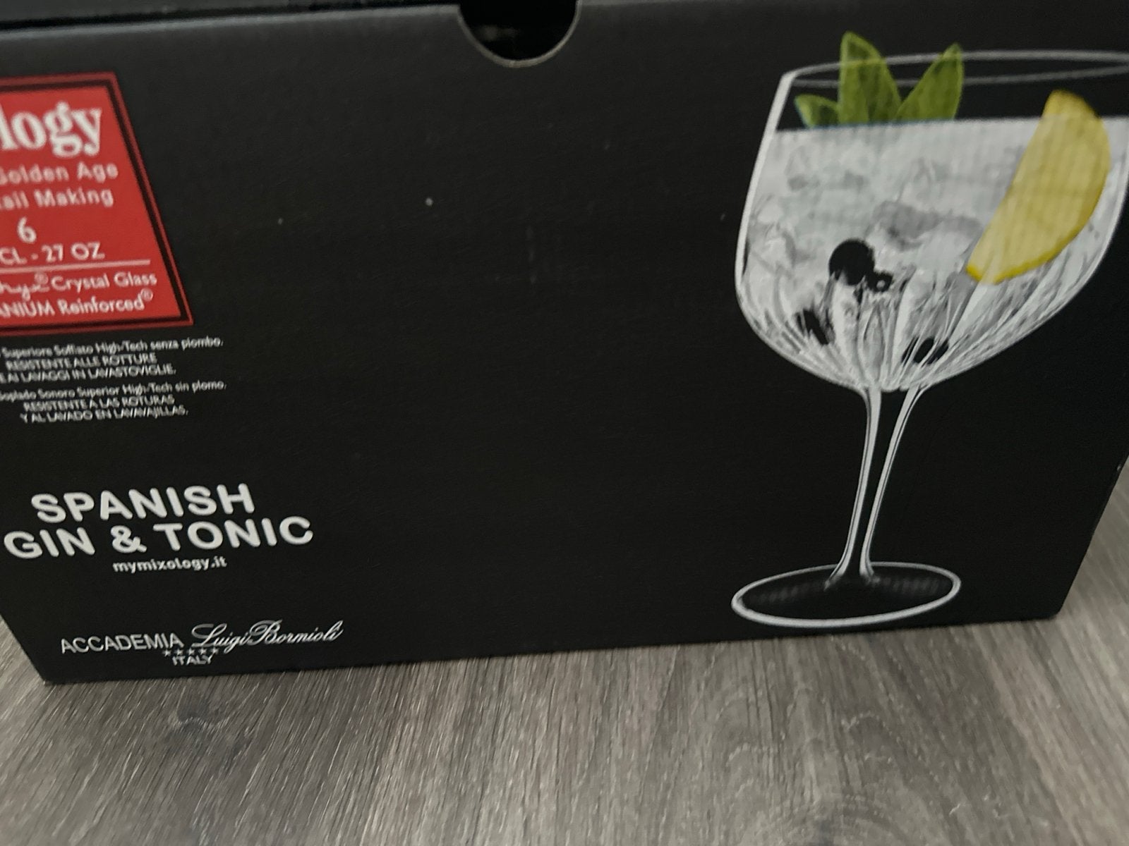Luigi Bormioli Spanish Gin & Tonic glazen - set van 6, Verzenden, Luigi, Nieuw, Luigi