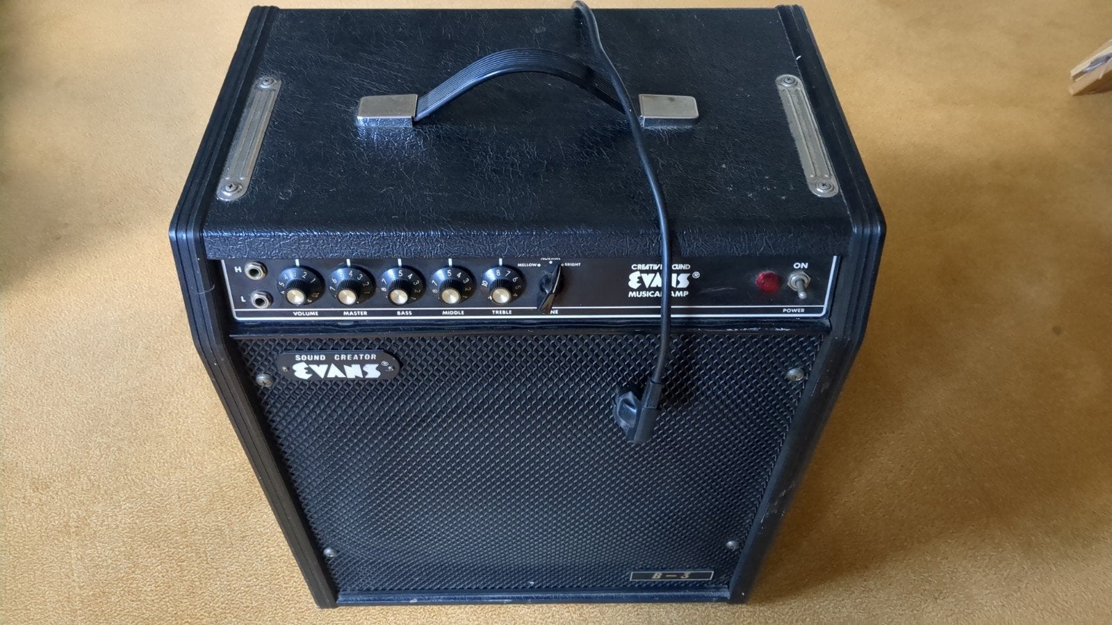 Evans B-3 basversterker 15W 10" speaker - Vintage bass amp, Muziek en Instrumenten, Versterkers | Bas en Gitaar, Ophalen, Gebruikt