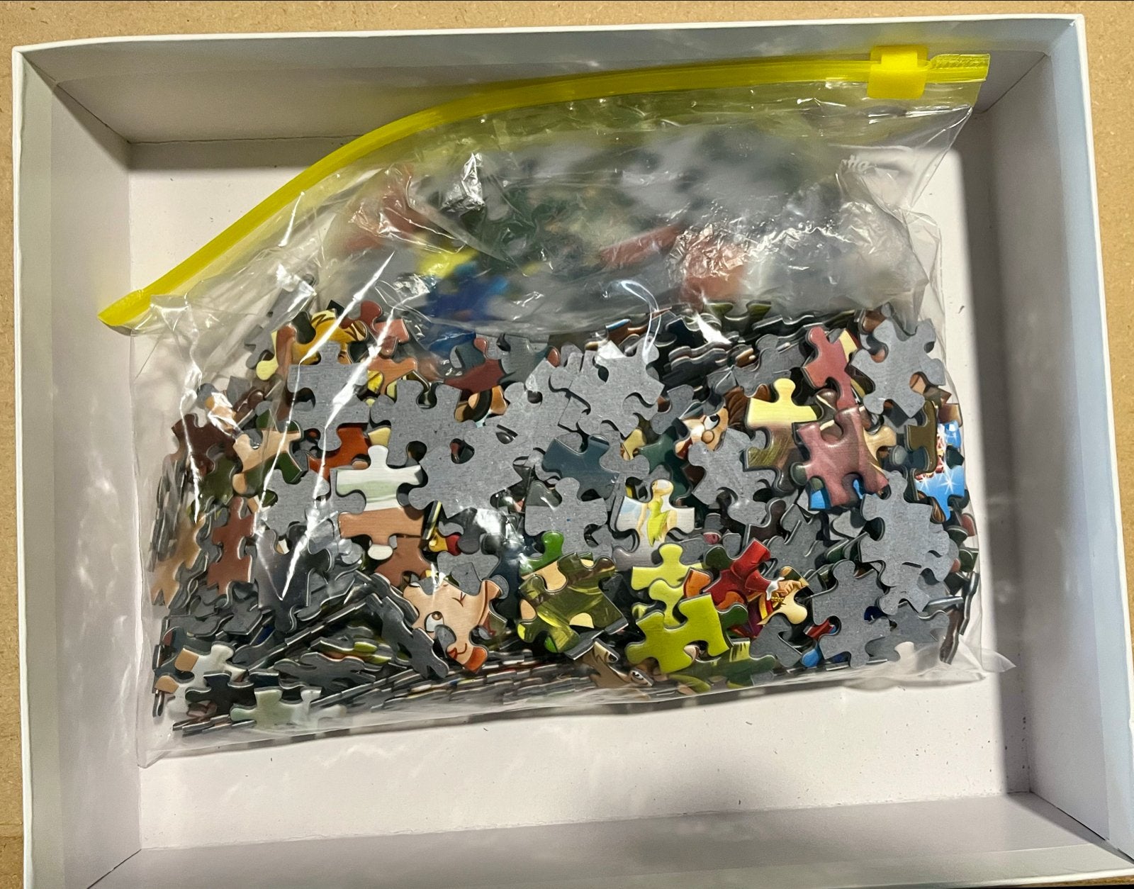4 Disney puzzels van 500 stukjes - Peter Pan, Pinokkio, Door, Ophalen of Verzenden, Meer dan 50 stukjes, Gebruikt, 6 jaar of ouder