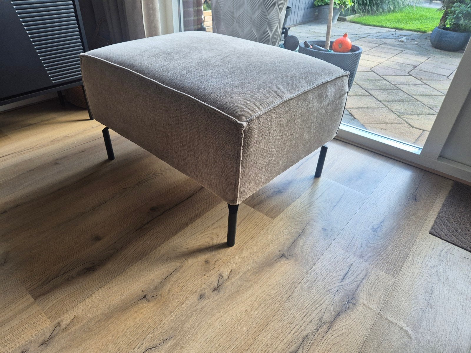 Hocker Kansas, Ophalen, Zo goed als nieuw, Vierkant, Stof