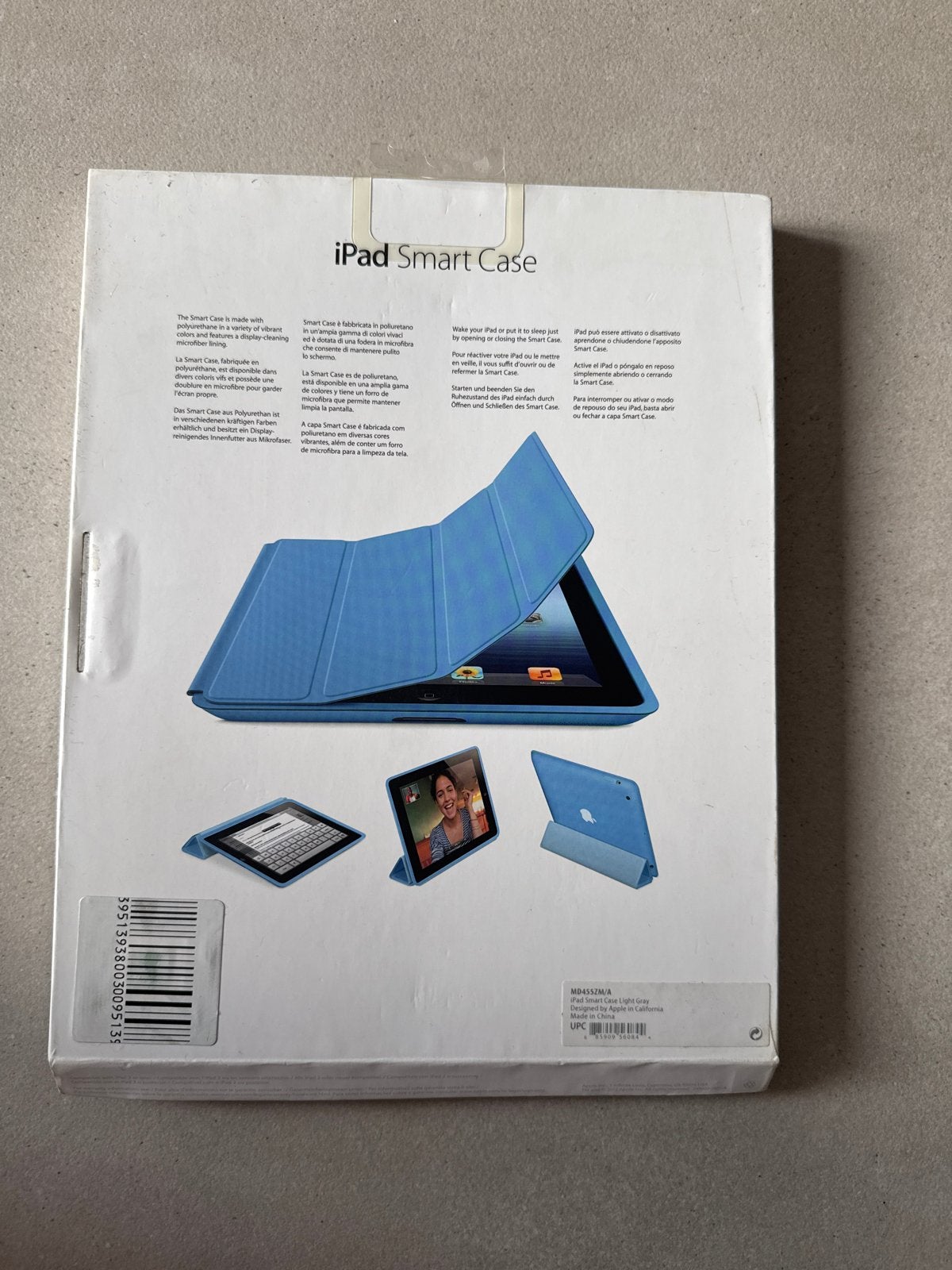 iPad Smart Case voor iPad 2 - Lichtgrijs, Ophalen of Verzenden, Nieuw, Grijs, Apple iPad