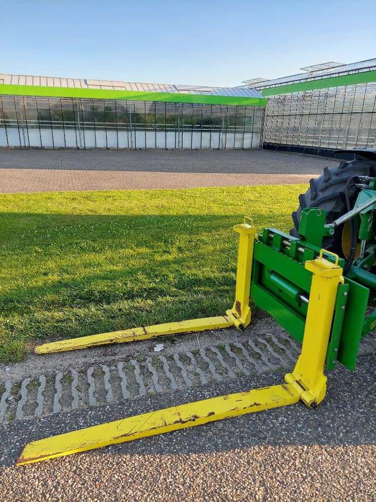 Zware Palletvork met side schift en lange lepels Nieuwstaat!, Ophalen, Zo goed als nieuw