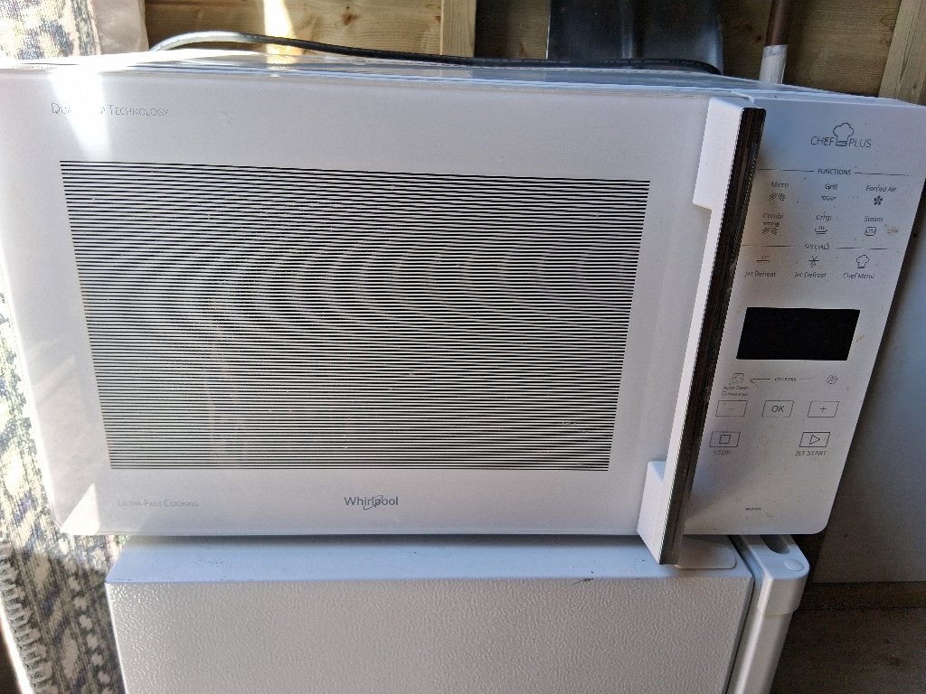 Whirlpool Combi magetron oven, Ophalen, 45 tot 50 cm, Whirlpool, Draaiplateau