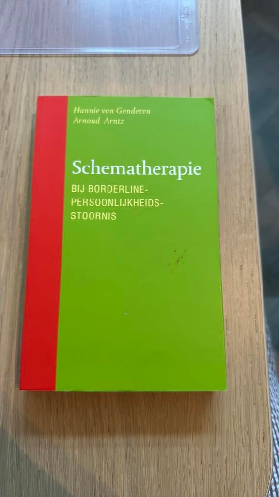 Schematherapie bij borderline-persoonlijkheidsstoornis, Boeken, Ophalen of Verzenden, Zo goed als nieuw, Hannie van Genderen; Arnoud Arntz