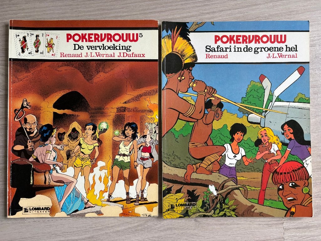 Stripboeken P-S Pokervrouw, Rik Ringers, Sackville, Vasco, Meerdere stripboeken, Ophalen of Verzenden, Gelezen