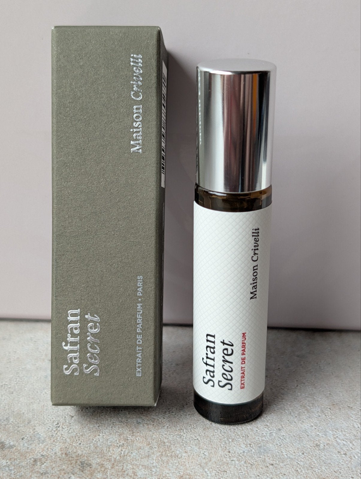 Maison Crivelli Safran Secret extrait de parfum 5 ml, Ophalen of Verzenden, Nieuw, Gehele gezicht