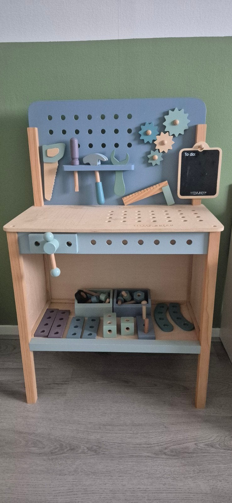 Little dutch werkbank, Ophalen