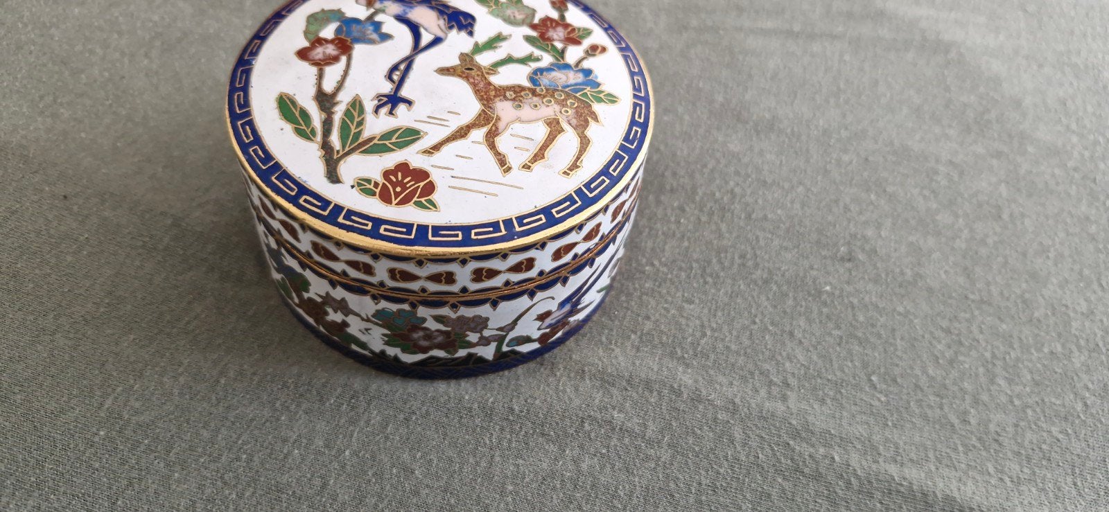 Cloisonne sieradendoosje, Ophalen of Verzenden