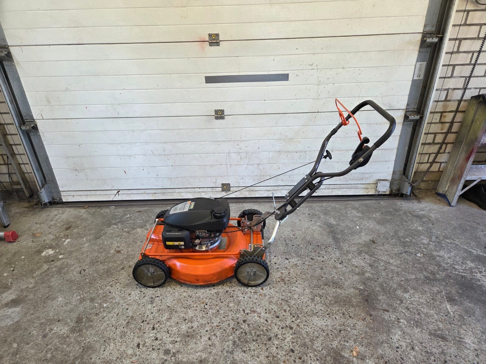 Husqvarna Pro  mulch Grasmaaier  met hondagcv 170 motor, Ophalen, Cirkelmaaier, Gebruikt, Opvangbak