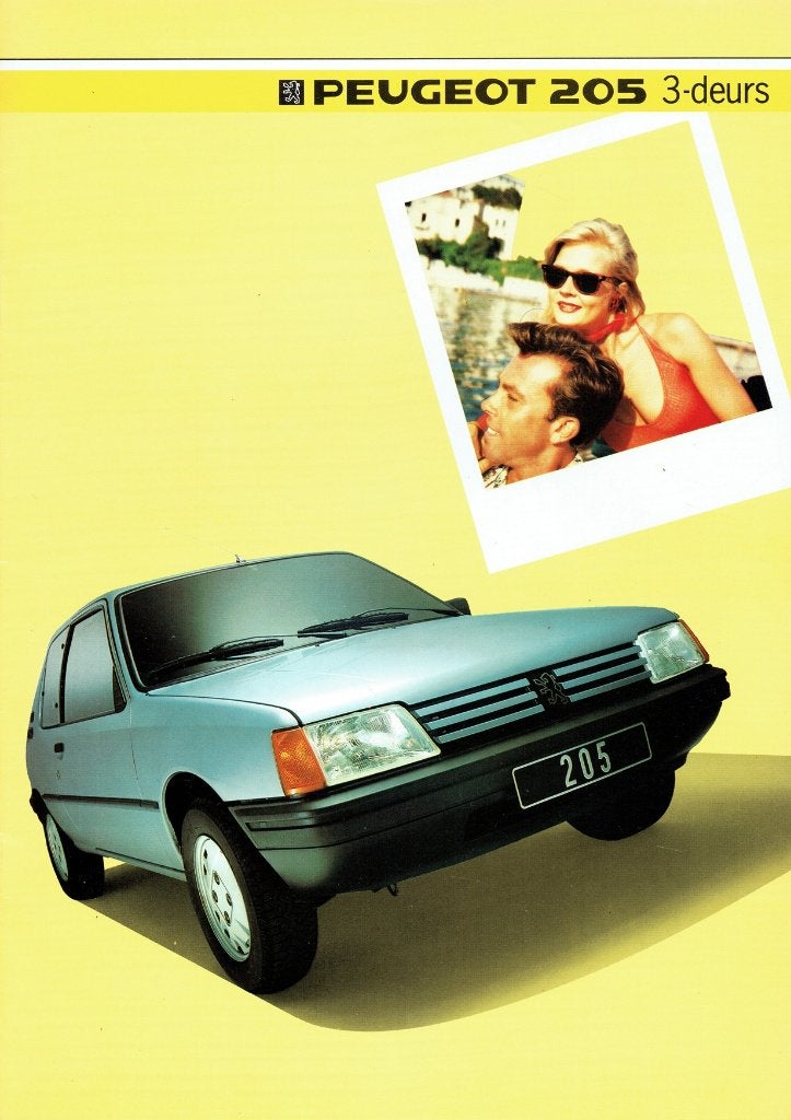Folder Peugeot 205 3-deurs (1985), Verzenden, Gelezen, Peugeot