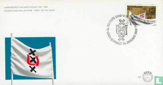 FDC E198 Universiteit Amsterdam 1982 NL onbeschreven1,45, Postzegels en Munten, Postzegels | Eerstedagenveloppen, Ophalen of Verzenden