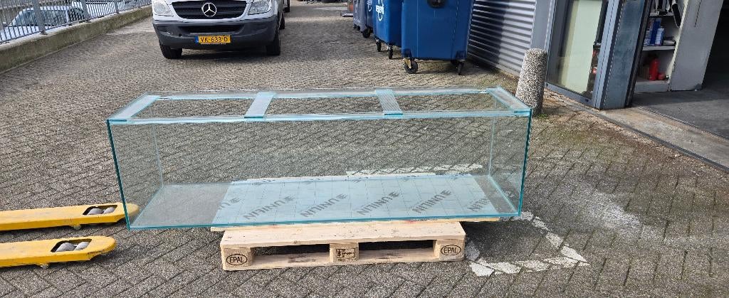Aquarium NIEUW, 199x51,5x58,5. (L,B,H) 555 liter volglas, Ophalen, Nieuw, Leeg aquarium
