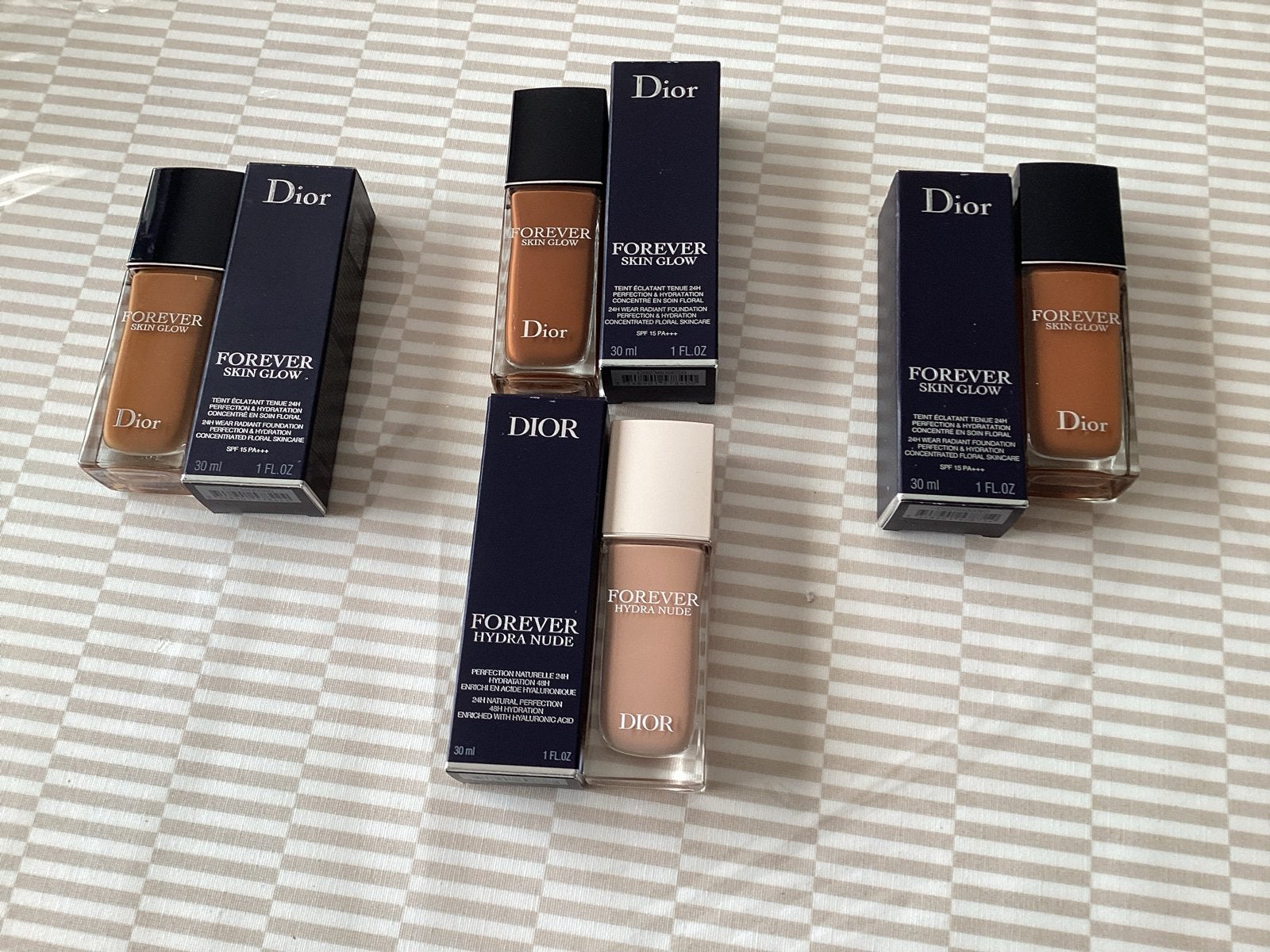 Dior Forever Skin Glow & Hydra Nude Foundations, Bruin, Nieuw, Make-up, Verzenden