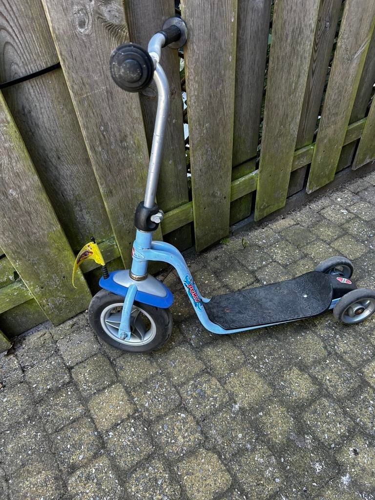 Blauwe step van puky, Ophalen, Gebruikt