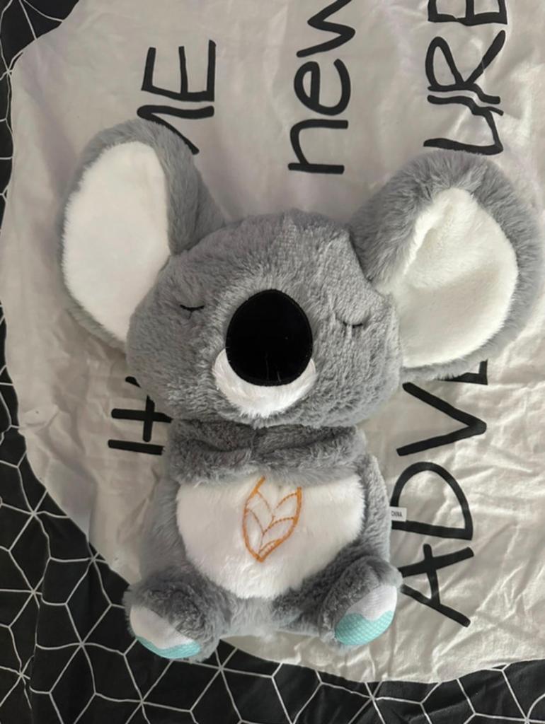 Interactieve Koala Knuffel met Muziek en Ademfunctie, Overige typen, Grijs, Nieuw, Ophalen of Verzenden