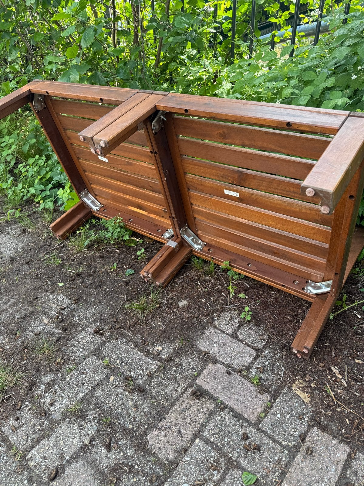 IKEA ÄPPLARÖ Tuinbank/Loungestoel - Hout, Tuin en Terras, Ophalen, Gebruikt, Hout