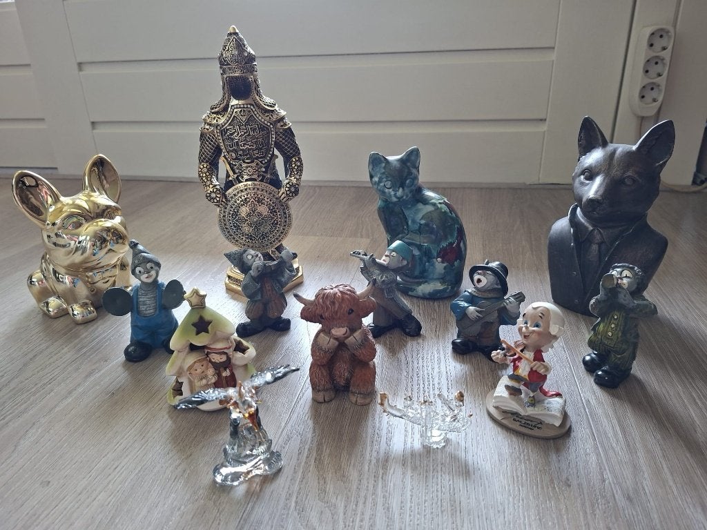 diverse beeldjes, Ophalen of Verzenden, Gebruikt
