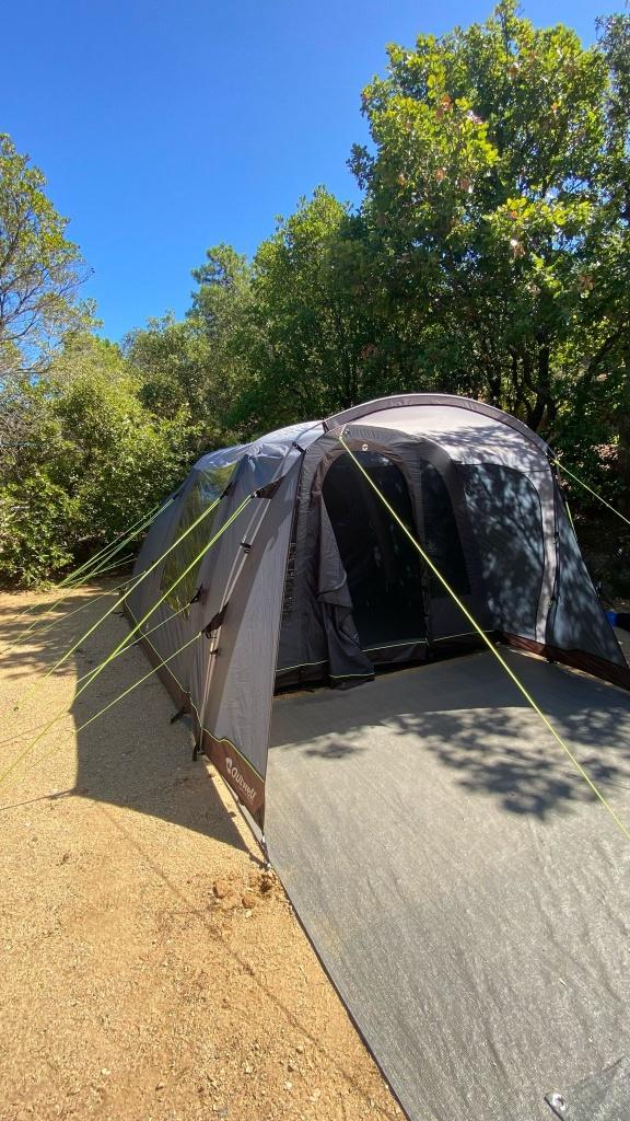 Outwell Sunhill Opblaasbare 5-persoons tent zeer goede staat, Ophalen, Zo goed als nieuw, Tot en met 5