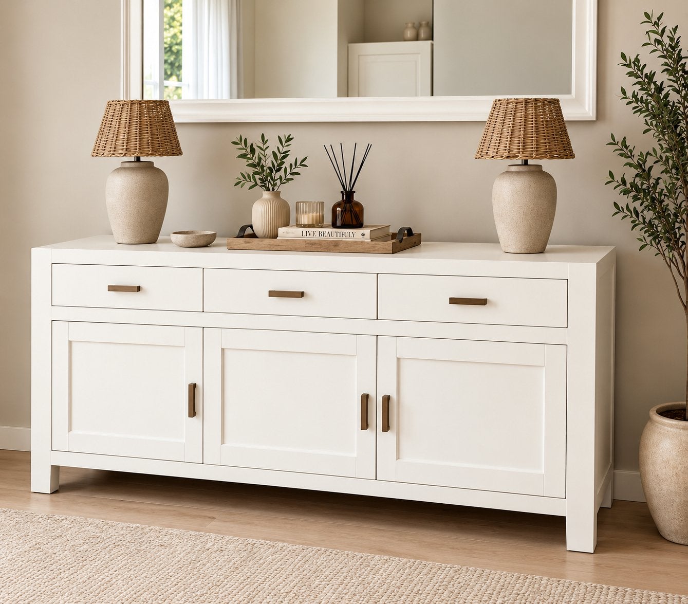 Zeer nette dressoir - 5 jaar oud - Schipper Meubelen Emmen, Ophalen, Gebruikt, 25 tot 50 cm, 150 tot 200 cm