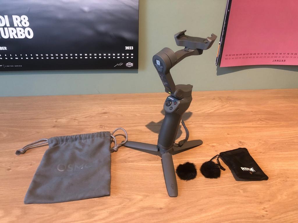 DJI Osmo Mobile 3 (OM3) Gimbal / Smartphone Stabilizer, Ophalen of Verzenden, Zo goed als nieuw, Minder dan 150 cm, Ministatief
