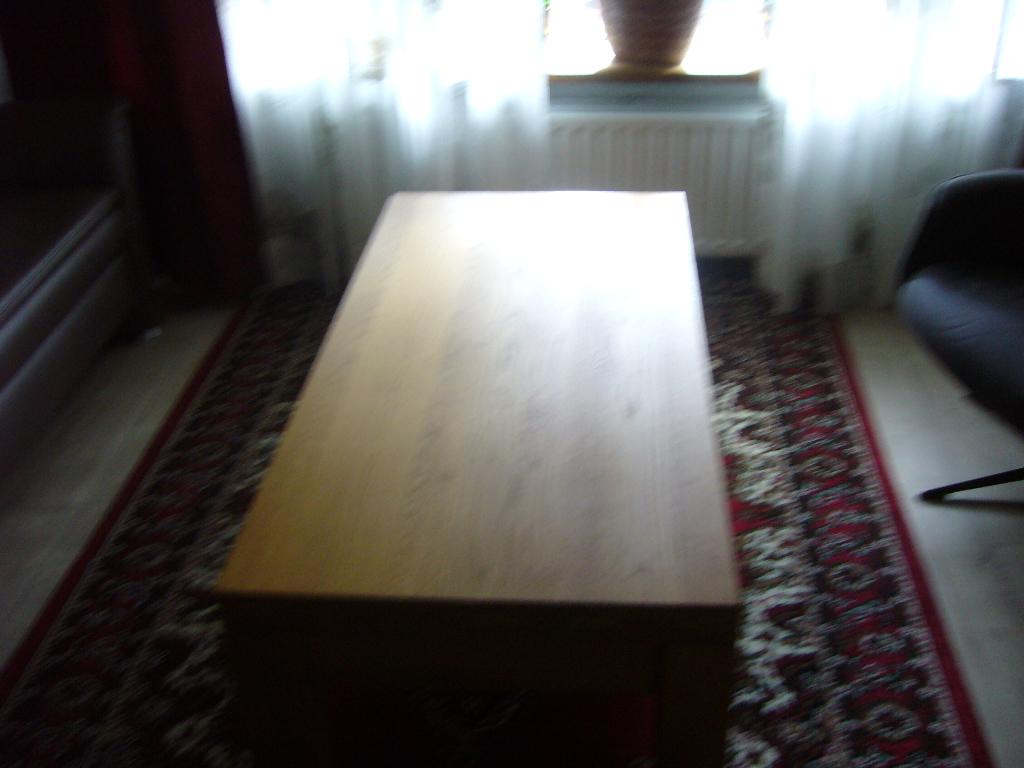 gratis licht eiken salon tafel, Huis en Inrichting, Tafels | Salontafels, Ophalen, Minder dan 50 cm, 100 tot 150 cm, Eikenhout