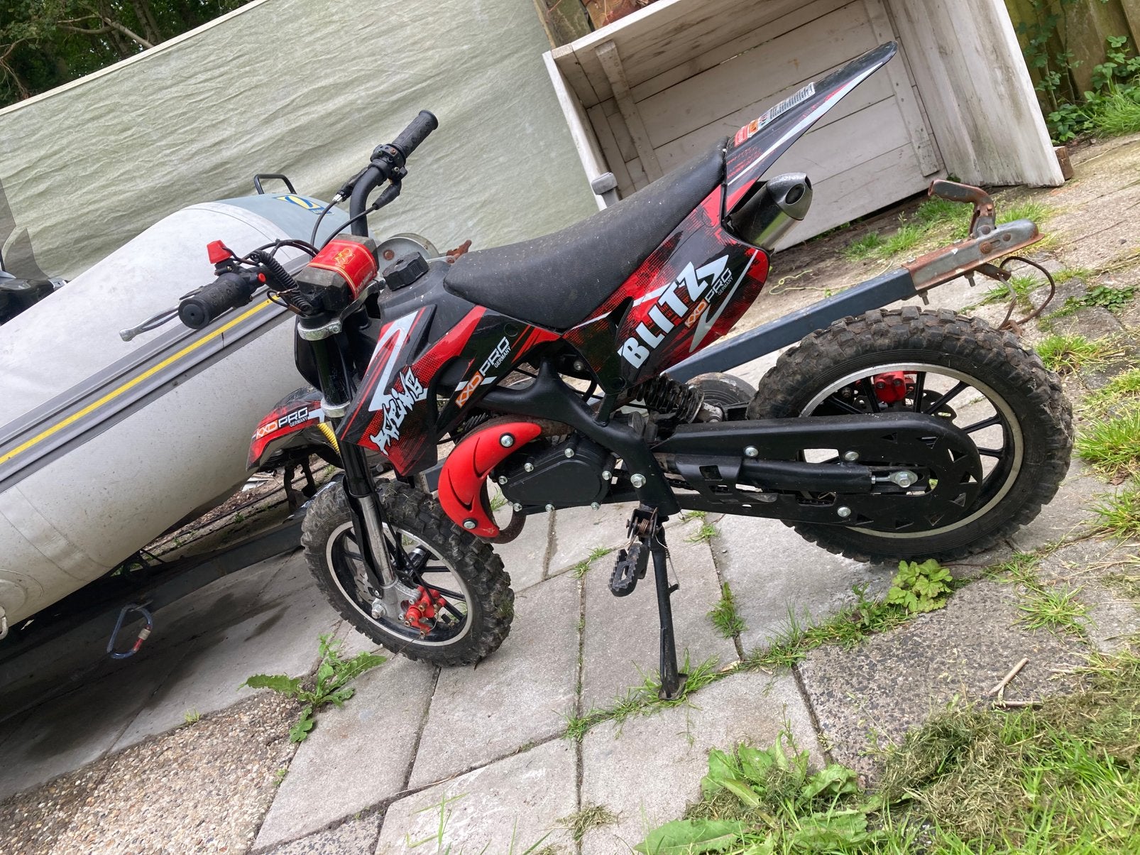 50cc mini crosser/ minibike, Ophalen, Zo goed als nieuw