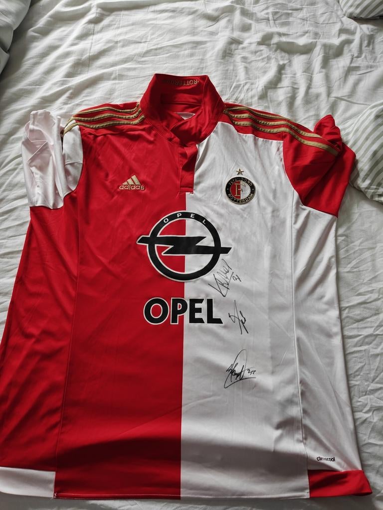 Gesigneerd Feyenoord shirt, Sport en Fitness, Voetbal, Groter dan maat XL, Ophalen of Verzenden, Shirt