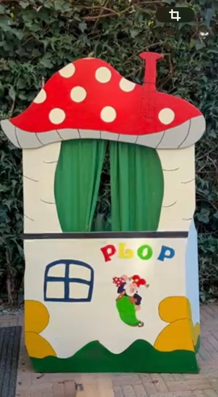 Kabouter Plop poppen huis met 10 poppetjes, Ophalen, Gebruikt, Overige typen