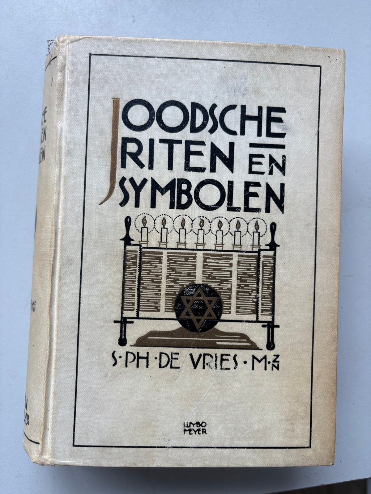 Joodsche Riten en Symbolen – S. Ph. de Vries – 1928 –Judaica, Verzenden
