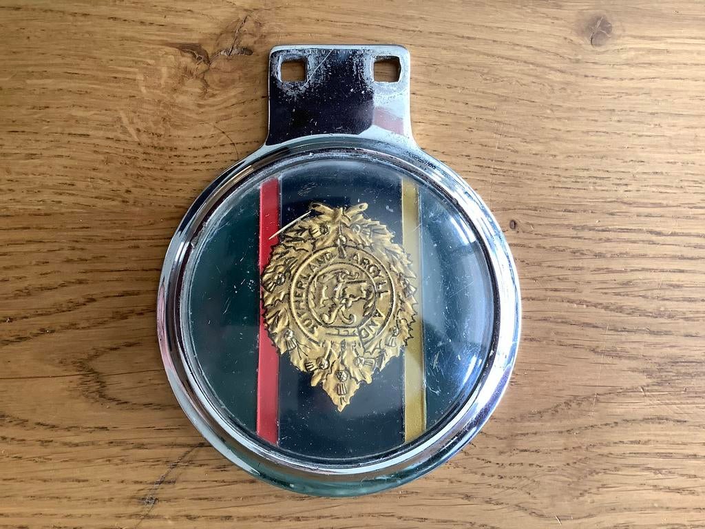 Argyll & Sutherland Highlanders officiersinsigne / voertuig., Ophalen of Verzenden, Landmacht, Engeland, Embleem of Badge