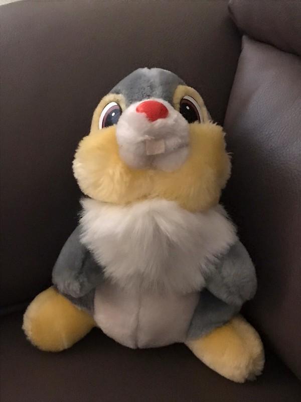 Knuffel Stampertje, Disney, Disney, Grijs, Konijn