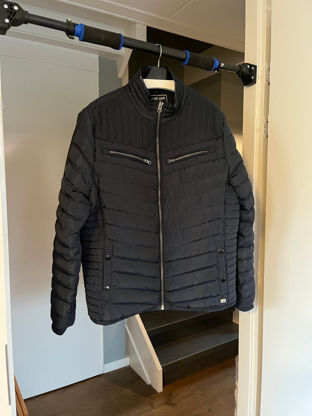 Cars Jeans gewatteerde jas - Maat XL, Ophalen of Verzenden, Zo goed als nieuw, Maat 56/58 (XL), Blauw