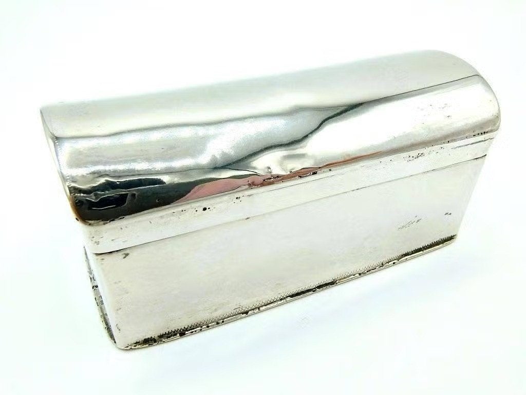 Zilveren snuifdoos, J.G. Zack, Jever, Duitsland, 1810, Verzenden, Zilver