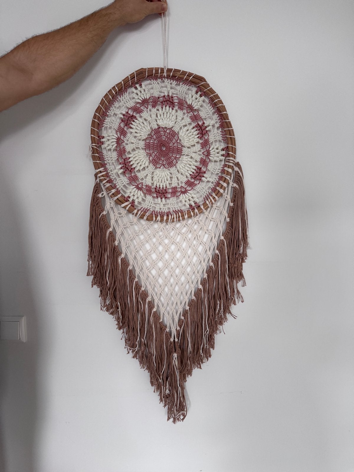 Handgemaakte Mexicaanse Dromenvanger, Huis en Inrichting, Ophalen, Meerkleurig, Boho, Nieuw