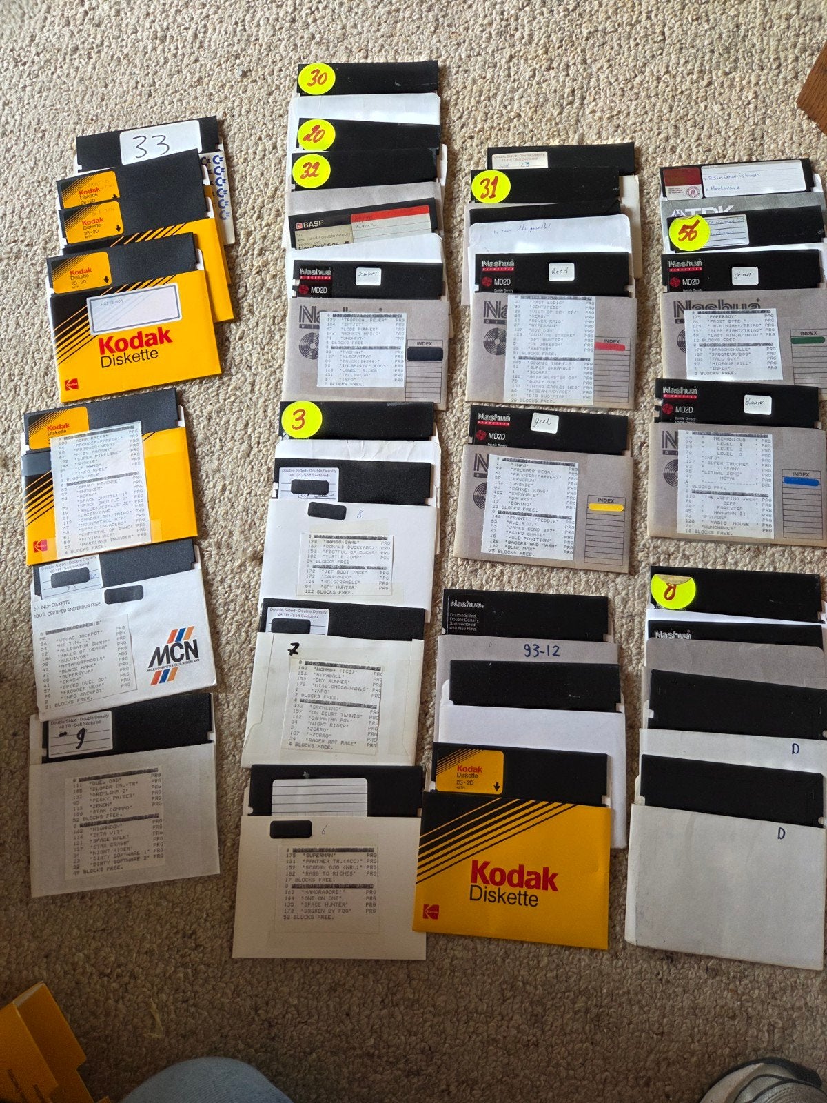 Vintage Floppy Disks - Commodore 64/128 Games & Software, Computers en Software, Vintage Computers, Ophalen of Verzenden
