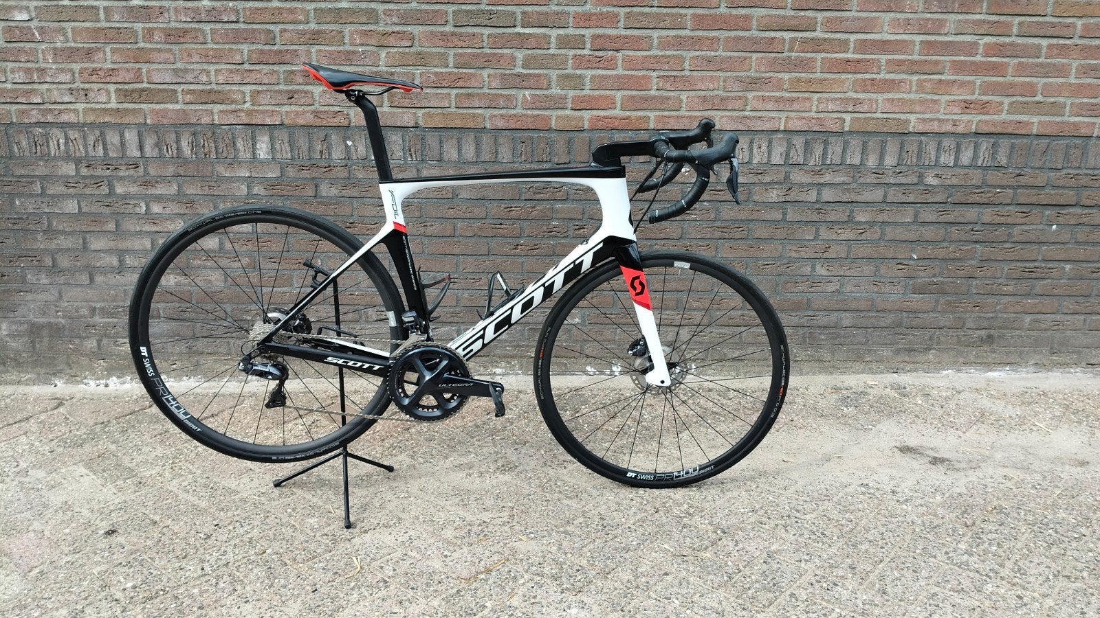 Scott foil 10 disc, 28 inch, Gebruikt, Carbon, 57 tot 61 cm