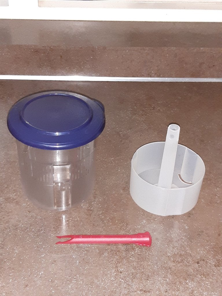 Tupperware zuurpot / augurk pot groot uitmuntend, Ophalen of Verzenden, Beker of Kan
