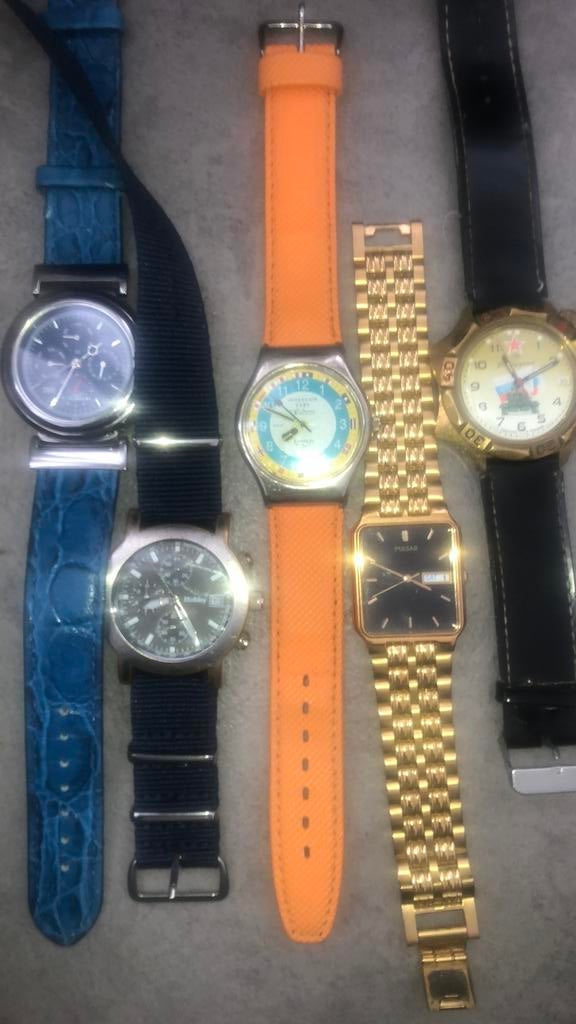 Heren vintage horloge’s, Sieraden, Tassen en Uiterlijk, Horloges | Heren, Ophalen of Verzenden, Zo goed als nieuw, Staal, Overige merken