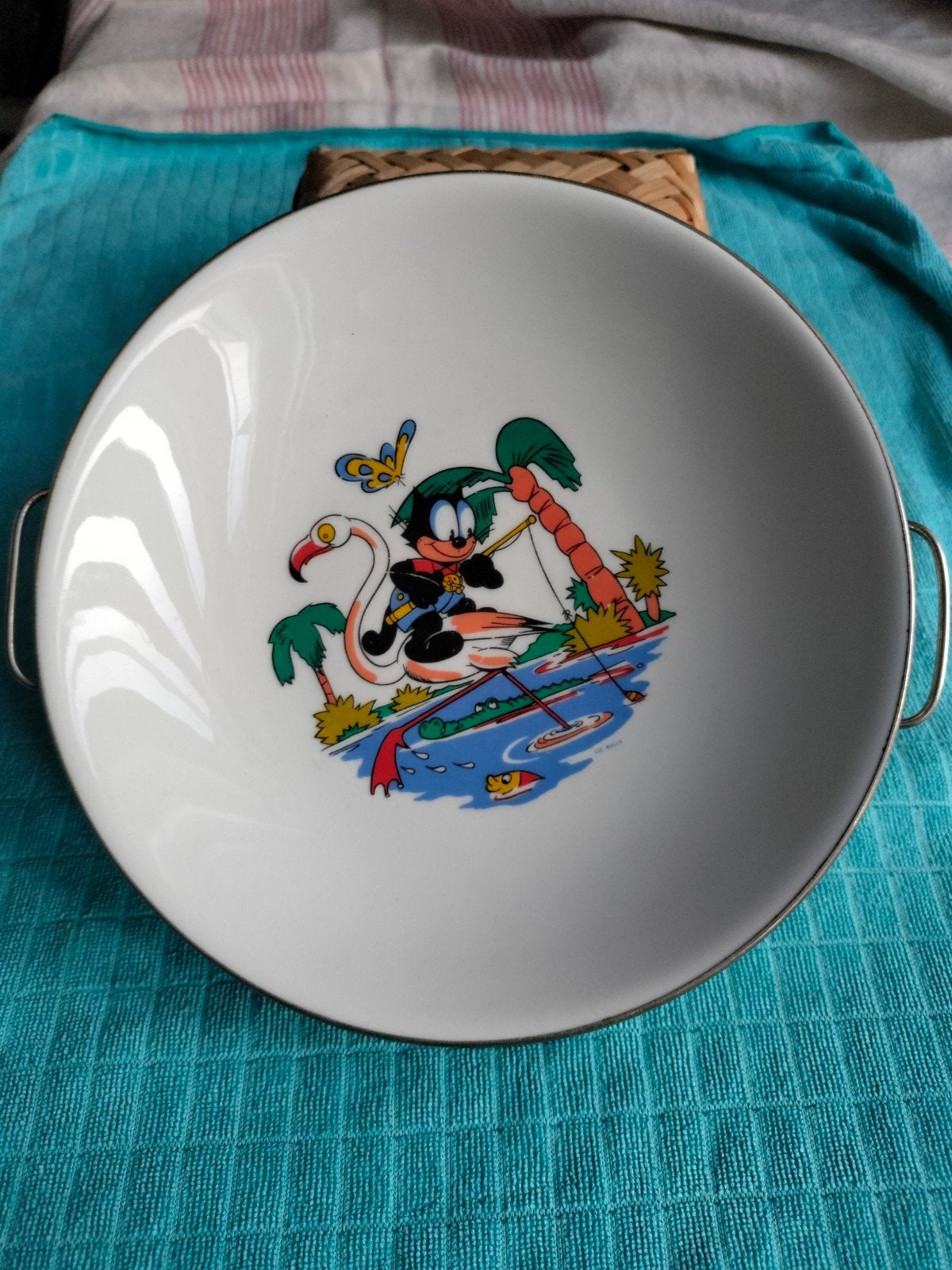 Vintage Brocante Curiosa poes kat Cartoon FELIX the CAT warm, Ophalen of Verzenden