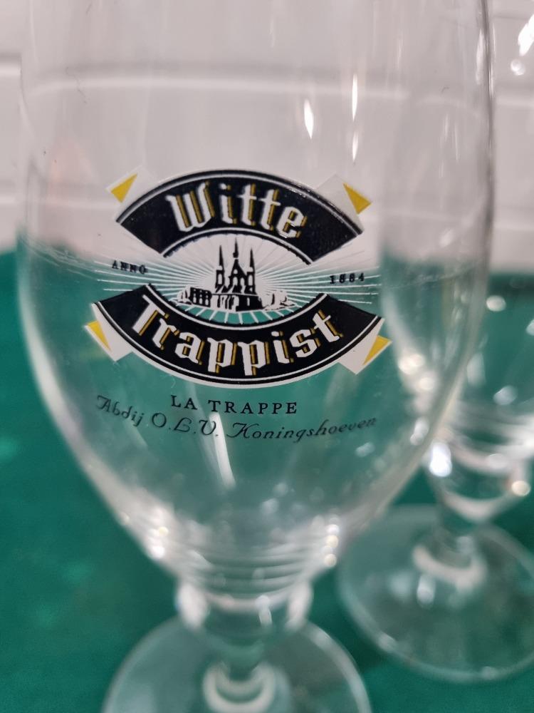 bierglas witte trappist drie stuks, Ophalen of Verzenden, 'T Olde Gre-j, Info@toldegrej.nl, Endepoelstraat 20f Didam