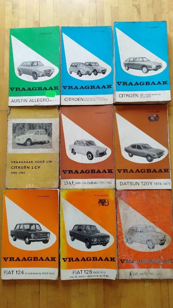 Vraagbaak Olyslager & Olving collectie, Auto diversen, Handleidingen en Instructieboekjes, Ophalen