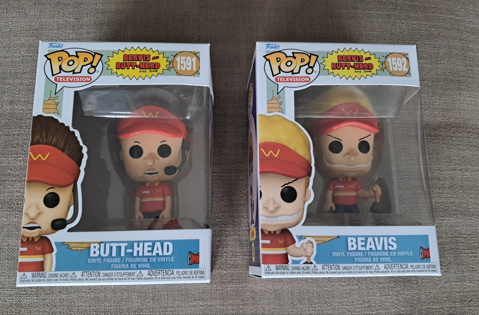 Funko set Butt-head & Beavis €12,50 samen, Ophalen of Verzenden, Nieuw