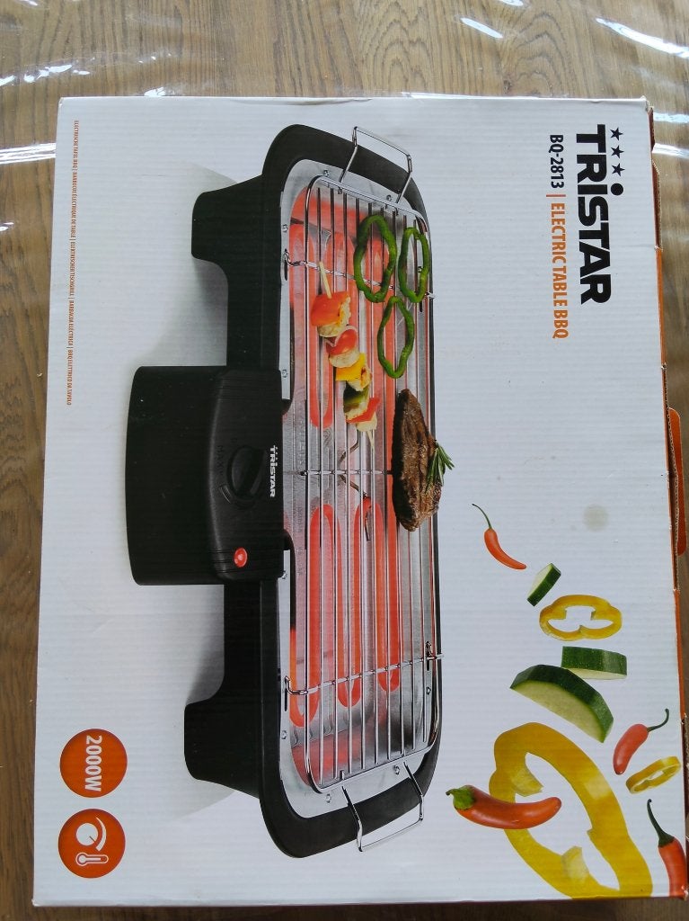 Tristar BQ-2813 Elektrische Tafel BBQ 2000W, Tuin en Terras, Ophalen of Verzenden, Zo goed als nieuw, Tristar