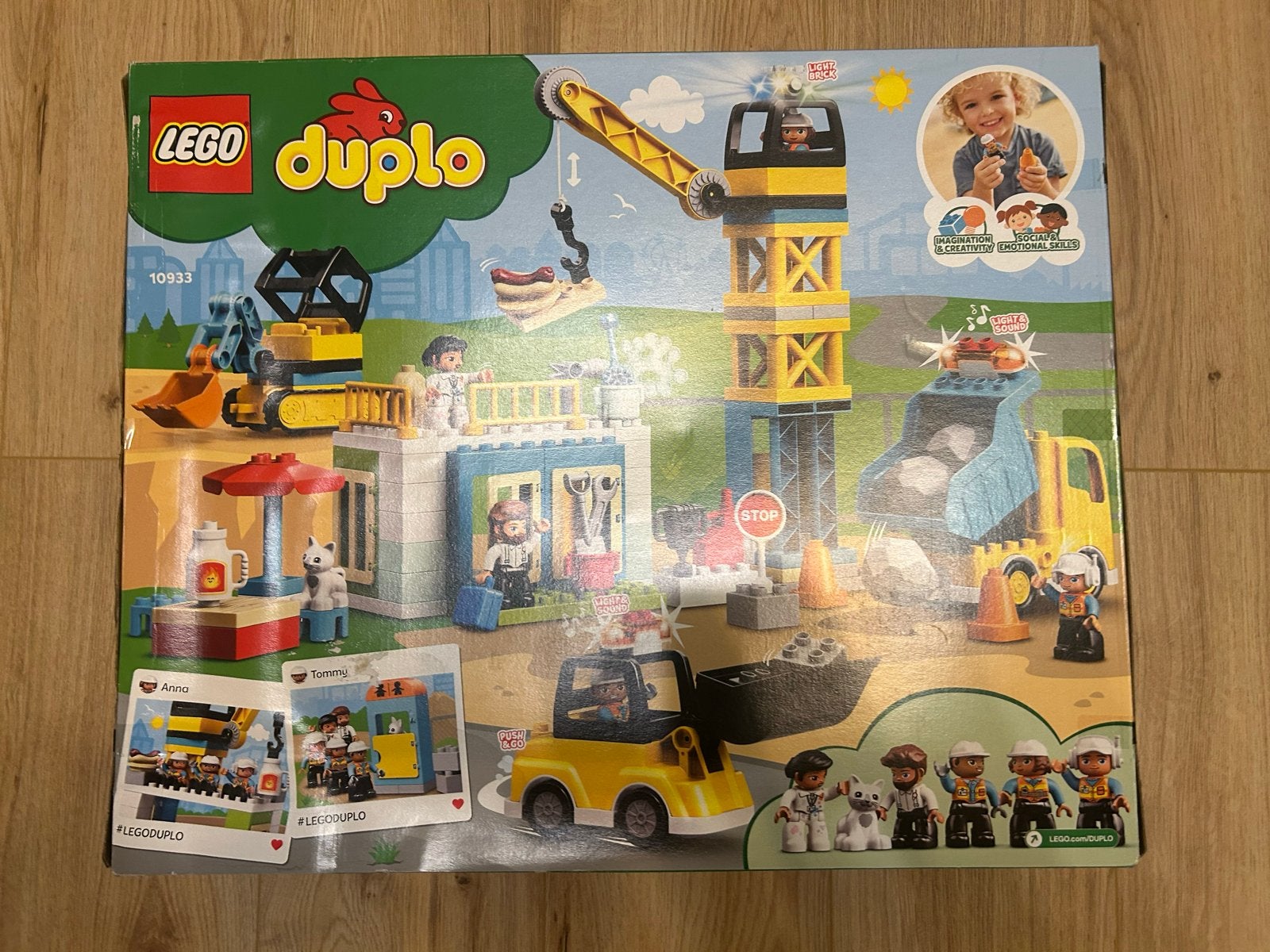 LEGO Duplo 10933 Grote Bouwplaats - Nieuw in doos, Ophalen of Verzenden, Nieuw, Overige merken