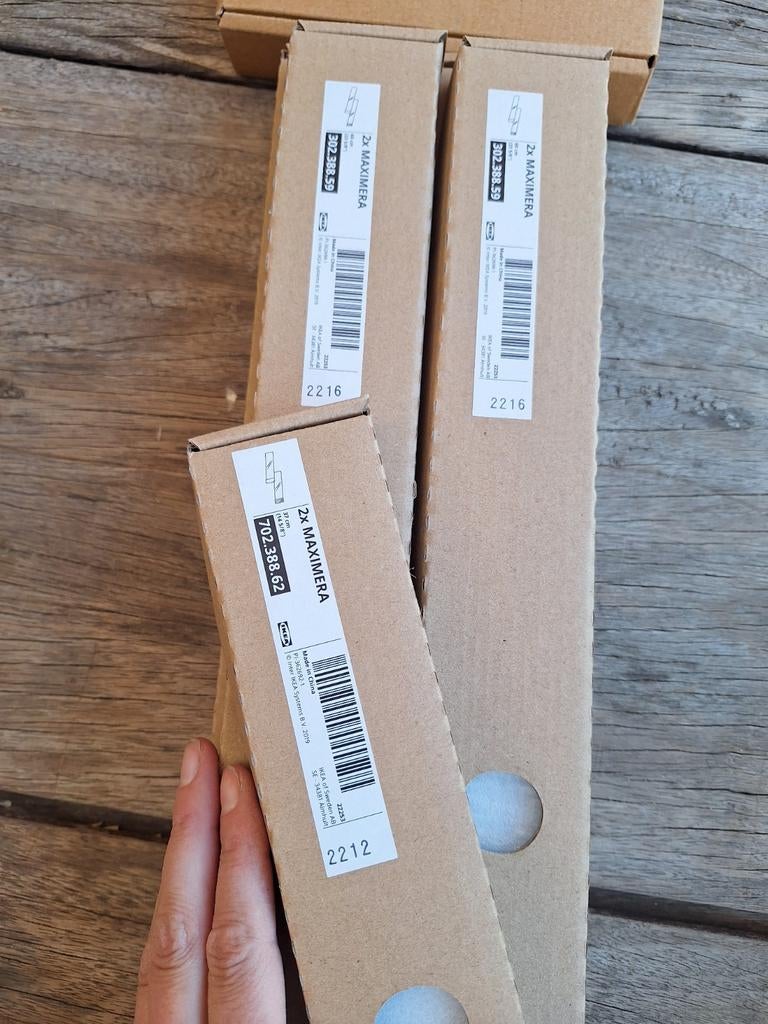 Inzet ladezijkant Ikea Maximera, Ophalen