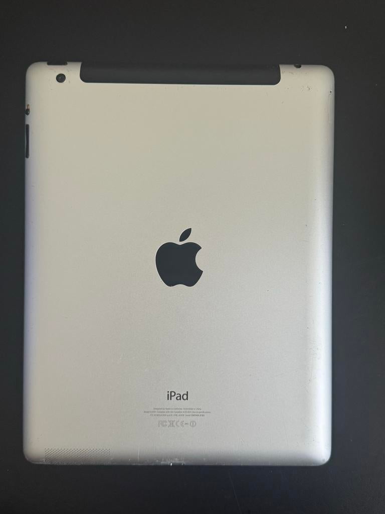 iPad 4 (2012) 16GB - barstje in scherm, Computers en Software, Apple iPads, 10 inch, Gebruikt, Apple iPad, Wit