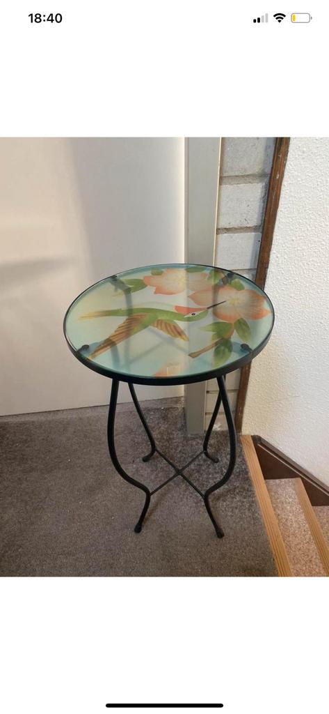 Tafeltje, 45 tot 60 cm, Minder dan 55 cm, Rond, Ophalen of Verzenden